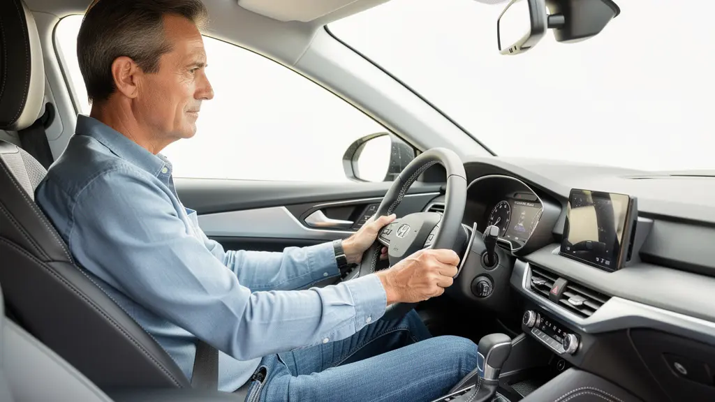 Couple testant le confort intérieur d'un véhicule d'occasion à Alès